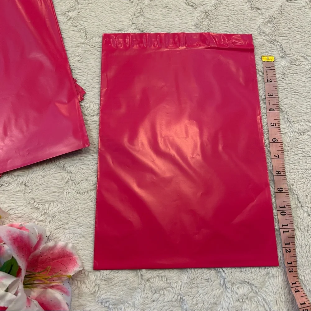 25ct 10x13 Vibrant Pink Polymailer Shipping Bags - Picture 2 of 4